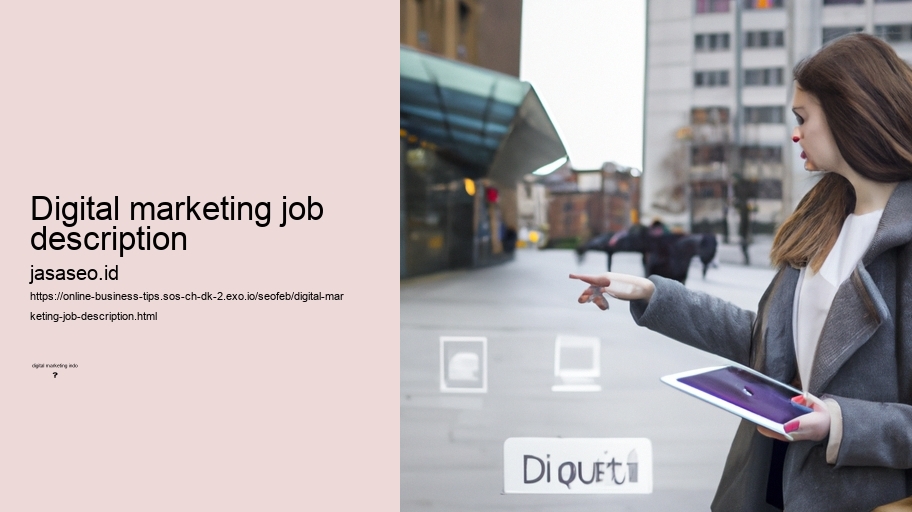 digital marketing job description